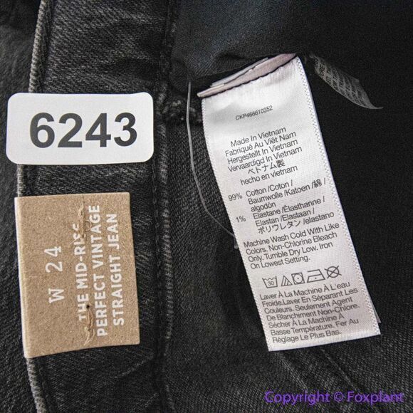 NEW Madewell The Mid-Rise Perfect Vintage Straight Jean in Rosella Wash,, 24 - Picture 16 of 16